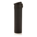 Stainless steel thermos with secure lid, 450 ml black colour fourth view