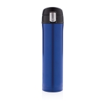 Stainless steel thermos with secure lid, 450 ml blue colour