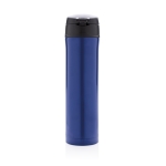 Stainless steel thermos with secure lid, 450 ml blue colour