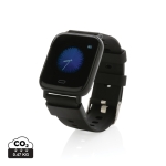 Branded multifunction smartwatch for promotions black colour
