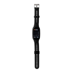 Water-resistant activity tracker watch, IP67, Steps OLED black colour