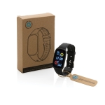 Water-resistant activity tracker watch, IP67, Steps OLED black colour