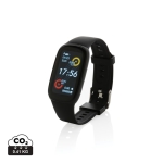 Water-resistant activity tracker watch, IP67, Steps OLED black colour