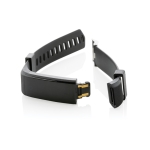 Multifunction activity tracker bracelet, water resistant, IPX5 black colour