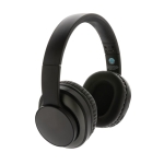 Foldable wireless headphones in recycled aluminium dark grey colour