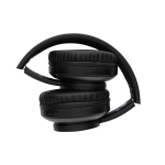 Foldable wireless headphones in recycled aluminium dark grey colour