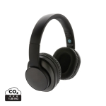 Foldable wireless headphones in recycled aluminium dark grey colour