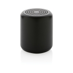 Bluetooth speaker with logo in recycled materials black colour