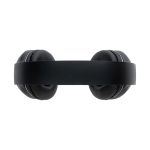 Corporate wireless BT 5.1 headphones in recycled ABS black colour