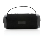 Recycled Bluetooth speaker, water-resistant IPX4 black colour