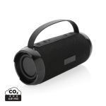 Recycled Bluetooth speaker, water-resistant IPX4 black colour