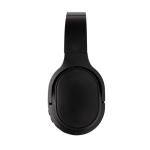 Wireless BT 5.1 headphones made from recycled materials black colour