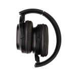 Wireless BT 5.1 headphones made from recycled materials black colour