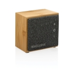 Bamboo Bluetooth speaker with 6-hour battery life, 5 W wood colour