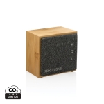 Bamboo Bluetooth speaker with 6-hour battery life, 5 W wood colour
