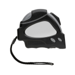 Recycled tape measure with auto stop, 8 m / 25 mm black colour