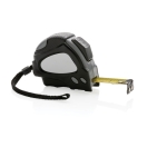 Recycled tape measure with auto stop, 5 m / 19 mm black colour