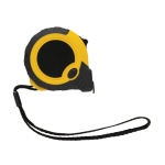 Custom recycled tape measures with logo, 3 m / 16 mm yellow colour
