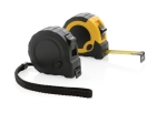 Custom recycled tape measures with logo, 3 m / 16 mm yellow colour