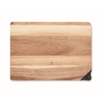 Acacia wood chopping board with knife sharpener wood colour sixth view