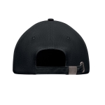Baseball cap made of thick cotton twill, size 7 1/4, 260 g/m2 black colour