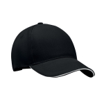 Baseball cap made of thick cotton twill, size 7 1/4, 260 g/m2