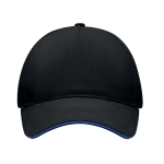 Baseball cap made of thick cotton twill, size 7 1/4, 260 g/m2