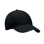Baseball cap made of thick cotton twill, size 7 1/4, 260 g/m2