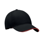 Baseball cap made of thick cotton twill, size 7 1/4, 260 g/m2