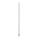Lanyard with wildflower seeds, 20 mm white colour sixth view