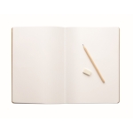 Children's paint set with pencil, eraser, ruler and sharpener beige colour fourth view