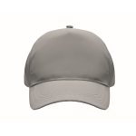 Reflective baseball cap made of 190T polyester, size 7 1/4 matt silver colour second view