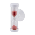 Sand timer with suction cup, 2 minutes