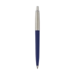 Elegant recycled pen with blue ink refill, Parker Jotter navy-blue colour
