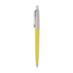 Elegant recycled pen with blue ink refill, Parker Jotter side view