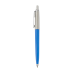 Elegant recycled pen with blue ink refill, Parker Jotter side view
