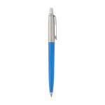 Elegant recycled pen with blue ink refill, Parker Jotter second side view