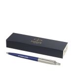 Elegant recycled pen with blue ink refill, Parker Jotter main view