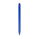 Recycled paper pen with matte finish and black ink blue colour