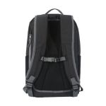 Waterproof recycled backpack with padded back for laptops, 15'' black colour