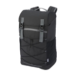 Waterproof recycled laptop backpack with multiple pockets, 15.6'' black colour