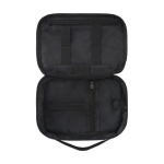 RPET case with carabiner, ideal for electronic gadgets navy-blue colour