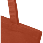 Recycled cotton GRS bag with long handles, 140 g/m² close-up view 1