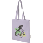 Recycled cotton GRS bag with long handles, 140 g/m² screen printing view