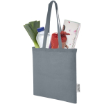 Recycled cotton GRS bag with long handles, 140 g/m² second view