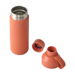 Stainless steel and recycled plastic thermos, 500 ml