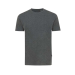 Recycled and organic cotton T-shirt, 180 g/m² marbled grey colour