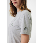 Recycled and organic cotton T-shirt, 180 g/m² heather light grey colour