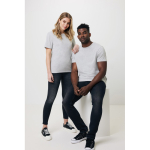 Recycled and organic cotton T-shirt, 180 g/m² heather light grey colour model view