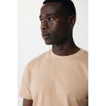 Recycled and organic cotton T-shirt, 180 g/m² light brown colour